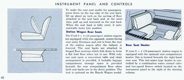 1965 Ford Owners Manual Page 50